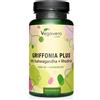 Vegavero Griffonia Plus | 90 Capsule | 5-HTP | con Ashwagandha + Rodiola | vegano