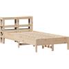 vidaXL Letto in legno massiccio senza materasso 75x190 cm in legno di pino