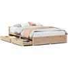 vidaXL Letto in legno massiccio senza materasso 140x190 cm in legno di pino