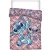 Disney Copriletto Disney Lilo & Stitch 200x140 cm - Soffice trapunta per la camera dei bambini