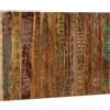 vidaXL Testiera multicolore 120 cm in legno massiccio antico
