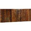 vidaXL Testiera Multicolore 140 cm in legno massiccio antico
