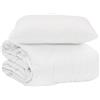 vidaXL Coperta estiva vidaXL con cuscini, 2 pezzi, colore bianco, in microfibra