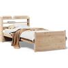 vidaXL Struttura letto con testiera senza materasso 75x190 cm