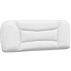 vidaXL Cuscino per testiera "Hvar" bianco 100 cm in Pelle finta