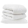 vidaXL Set di lenzuola con cuscini, 2 pezzi, bianco, microfibra