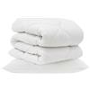 vidaXL Set di lenzuola con cuscini, 2 pezzi, bianco, microfibra