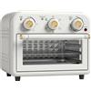 HOMCOM Forno friggitrice ad aria 12 L con ventilazione 360°, timer 60 min, teglia e cestello | Aosom Italy