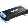 SPORTNOW Stepper aerobico regolabile a 2 livelli con 2 bande elastiche, antiscivolo, blu | Aosom Italy