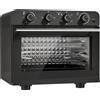 HOMCOM Forno friggitrice ad aria ventilato con girarrosto, timer e temperatura regolabile, 1800 W | Aosom Italy