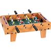 SPORTNOW Mini calciobalilla da tavolo con segnapunti e 2 palline, 50,6x50,5x18 cm, naturale | Aosom Italy