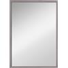 HOMCOM Specchio da parete 50x70 cm con cornice effetto legno, grigio | Aosom Italy