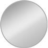 HOMCOM Specchio da parete moderno 61x61 cm, argento | Aosom Italy