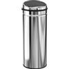 HOMCOM Cestino automatico 50 L con sensore di movimento, nero e argento | Aosom Italy