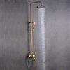 SHIOUCY Completo Retro Set Doccia Soffione Doccia Doccetta Bronze Faucet Nostalgia Rubinetto