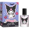 AIR-VAL INTERNATIONAL Kuromi - Profumo per bambini da 30 ml, fragranza Sanrio con fresche note di agrumi, in un simpatico flacone di vetro