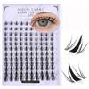 Arison Lashes Ciglia Finte Ciuffetti Manga, Extension Ciglia a Ciuffetti Effetto Anime e Fata, Cluster Lashes Spiky per Cosplay e Trucco Creativo