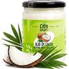 CIBO CRUDO crudo biologico vegan CiboCrudo Olio di Cocco Biologico, Vergine -500ml-Coconut Oil, Olio di Cocco Alimentare Puro, Olio di Cocco per Capelli e Corpo, Olio Cocco Naturale Bio Confezionato in Vetro, Etichette in Italiano