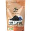 CIBO CRUDO crudo biologico vegan Cumino Nero Semi Biologici - 150g. Cumino Semi o Nigella Sativa Essiccato al Sole. Semi di Cumino Nero. Contiene Timochinone. Black Seed.
