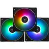 Thermalright TL-S12-S X3 CPU Fan 120mm ARGB Case Cooler Fan viene fornito con ARGB Effetto di illuminazione, PC PWM Silenzioso Computer Fan con 1500RPM Velocità, CPU Cooler Fan Nero (TL-S12-S X3)