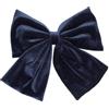 Blausky Grande fermaglio per capelli in velluto, elegante fermaglio per capelli con fiocco per capelli, accessori per capelli in tessuto per capelli da donna, per matrimoni, banchetti e uso quotidiano, blu