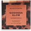 Makeup Revolution Revolution Pro - *Goddess Glow* - Illuminante e abbronzante in polvere Shimmer Brick - Afterglow