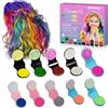 nailpretty 10 Colori Gessetti Colorati per Capelli, Lavabile Temporaneo Lacca Colorata per Capelli, facili da lavare, Trucco per Feste, Ideale per Costumi, Carnevale, Feste, Festival