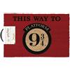 Pyramid Gadget - Harry Potter: Pyramid - This Way To Platform 9 3/4 (Doormat / Zerbino)