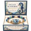 Generico Collezione di bracciali Ocean Guardian, bracciale con ciondoli animali oceanici, con perline blu oceano, 7 disegni di creature marine per donne e amanti della spiaggia