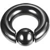Decentraland 1 PC Argento 12G-8G-6G-4G-2G-0G-00G Anelli a molla per piercing ad anello con chiusura a sfera in acciaio inossidabile per naso, setto, capezzoli, 12-16mm, 5mm(4G),D-16mm+8mm, Acciaio