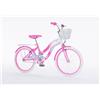 Bicicletta per Bambine 6-8 Anni 20 Patty Love con Freni V-Brake Cestino e Portapacchi Rosa