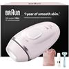Braun Silk·Expert Mini Epilatore Luce Pulsata Smart, Epilazione Laser Peli Donna a Casa, Riduzione Permanente dei Peli, con Pochette, Mini Depilatore Viso, Rasoio Gillette Venus, Pl1112
