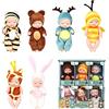 LUFEIS Mini Bambole Set, 6 Persone Mini Figure Bambole in Gel di Silice Set, Adatto Alle Famiglie, Regalo Giocattolo