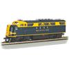 Bachmann Trains - Locomotiva pronta F7A DCC - Santa FE - Blu e Giallo - Scala Ho