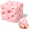 OKESYO Squishy del Formaggio Vaseline, Squishies Mini del Formaggio da 6 cm, Giocattolo Squeezable del Formaggio, Giocattolo Anti-Stress, Squishy Croccante Regali per Adulti, Riduzione dello Stress