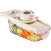Generic Tritatutto da Cucina Manuale 6 in 1 for La Cucina, Grattugia for Verdure e Grattugia for Cucinare e Preparare Il Cibo for i Pasti