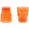 PRETYZOOM Bicchieri Halloween Teschio Plastica LED 4 Pezzi Creativi Luminosi per Festa Halloween Bar Ktv Ragazzo Ragazza Adulti