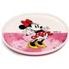 Egan Mickey Mouse - Piatto da dessert rotondo da 20 cm, in porcellana, adatto al microonde e alla lavastoviglie, collezione Disney Dinnerware (rosa)
