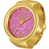 JewelryWe Orologio da dito da uomo e donna con elastico rotondo,anello orologio al quarzo semplice,regalo