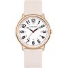 CHEETAH Orologio da Polso Donna con Movimento al Quarzo di Precisione: Orologio Donna con Lancette Luminose e Lancetta dei Secondi - Impermeabile 3ATM con Cinturino in Morbido Silicone