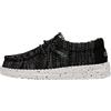 HEYDUDE Hey Dude Scarpe da Ragazzo Wally Youth in Più Colori | Scarpe per Bambini | Mocassini da Bambino con Lacci | Comode e Leggere, Nero e bianco, 6 Toddler