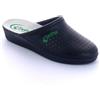 SANIFLEX 841-1 Certificato Medico Zoccoli Sabot Pantofole Scarpe di Pelle, Donna, Blu, EU 38