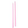 Cereria Di Giorgio - 6 Candele Coniche - Diametro 2,2 cm Altezza 40 cm - Colore Rosa polvere - Durata 14 ore - Standard per candelabro