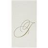 Caspari Divertente con Caspari Caspari tovaglioli di Carta Lettera di Modello J Set di 24 Asciugamani Bianchi Pearl