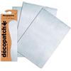 décopatch Decopatch C503O - 1 BUSTA da 3 fogli di carta stampata 30x40 cm, a tinta unita argento