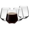 KROSNO Bicchieri da caffè, espresso ed espresso doppio, set da 4, 110 ml, collezione Coffee Moments - Cristallo senza piombo - Bicchieri minimalisti per cappuccino e latte, lavabili in lavastoviglie