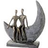 Casablanca modernes Design CASABLANCA - Oggetto, dekoo bjket, Personaggio dei cartoni animati, Scultura - Moon - Poly - Altezza: 23,5 cm