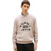 Tommy Jeans Uomo Felpa Entry Gym con Scollo Rotondo, Marrone (Limestone Dust), XL