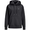 JJXX Jack & Jones Felpa da Donna Jxabbie RLX LS Every Hood Swt Noos, Nero/Stampa: Logo Bianco, M