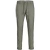 JACK & JONES Pantalone Taglio Chino, Vita Media e Passanti per Cintura con Coulisse, Tasche a Filo, Gamba Slim.